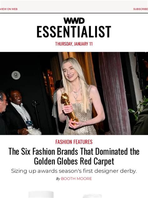 The Six Fashion Brands That Dominated the Golden Globes Red 